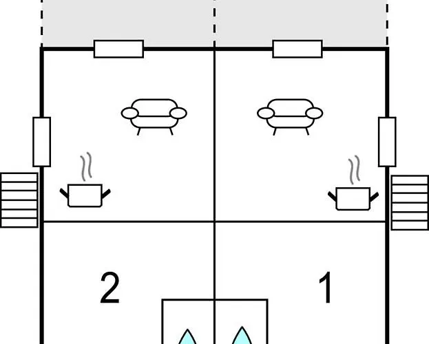 2 Bedroom Gorgeous In Hébergement de vacances *